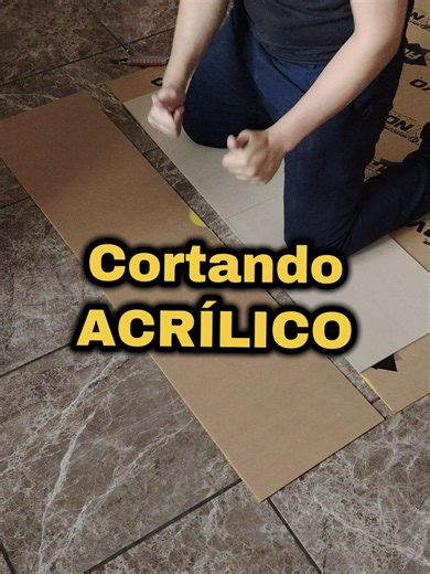 Acompañame a cortar acrílico con mi nueva herramienta
