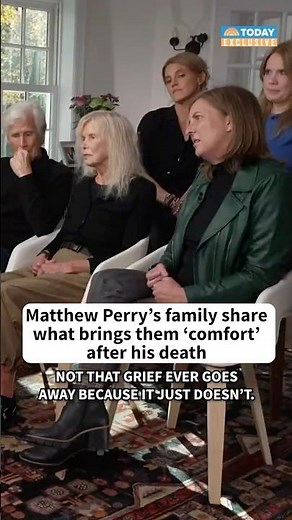 Matthew Perry’s family share what brings them ‘comfort’ after his death
