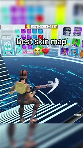 This map is so fun 🤣 | New Skin Map & It's crazy 🤯✅ #fortnite #bestmap #1v1map