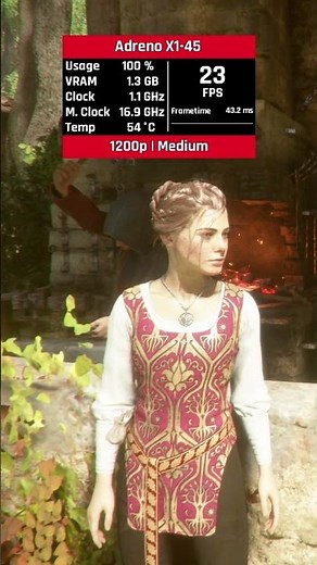 A Plague Tale: Innocence on Snapdragon X (X1-26-100) + Adreno X1-45 | 1200p All Settings