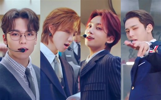 当我的圈外朋友第一次看SVT Left&Right 全员西装舞台：“公司老总下班时间卖艺”