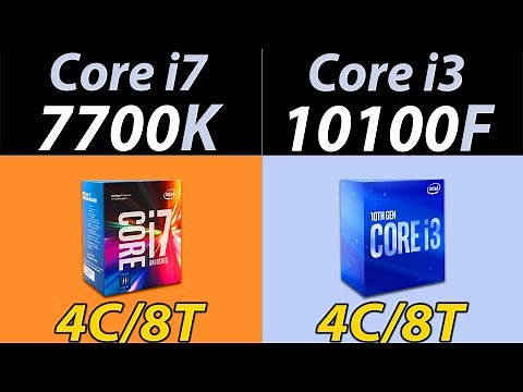 i7-7700K Vs. i3-10100F ​| How Much Performance Difference?