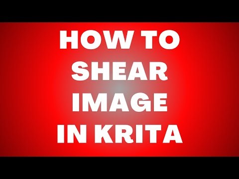 How to Shear Image in Krita | Easy Method