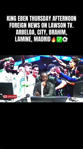 King Eben Thursday Foreign News on Lawson TV