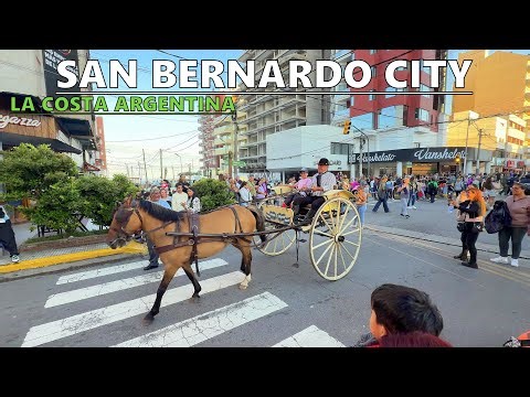Coast of Argentina Walk Tour || La Lucila Del Mar & San Bernardo, La Costa
