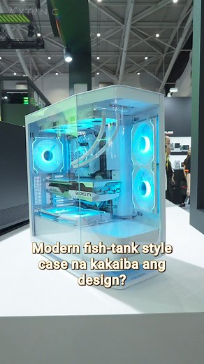Modern Fishtank Design PC case - Cougar FV270 #RGB #CougarGaming #Cougar #Computex2024 #Computex #PCcase #fishtank | XtianC
