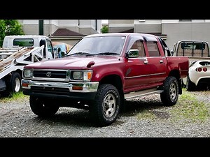 1994 Toyota Hilux Pickup Double Cab Diesel Pickup (USA Import) Japan Auction Purchase Review