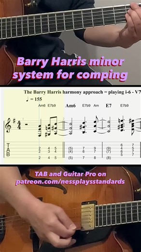 Barry Harris Style Am Comping Techniques for Jazz Guitar