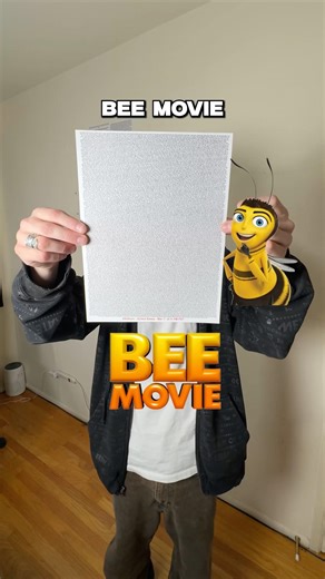 The entire bee movie script got added to the wall #internet #theinternet #internetculture #memes