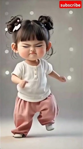 🐬 Cute Baby Dance | Baby Shark Dance 💃 | Adorable Angry Baby Fun Moves 🦈 #toddlergirl #cutebaby