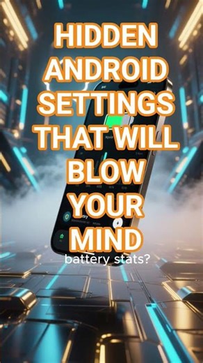 ⚙️ 5 HIDDEN ANDROID SETTINGS THAT WILL SHOCK YOU 😱 #SHORTS