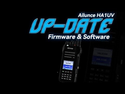 Retevis Ailunce HA1UV Dual Band Ham Radio Transceiver! Update Firmware & Software