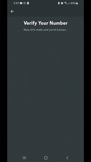 Discord verification, Unable to send sms message