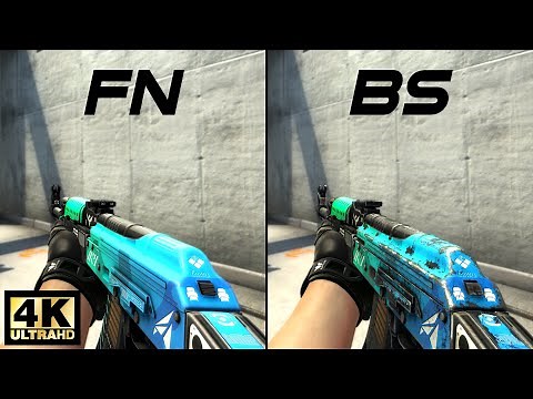 CSGO AK-47 | Ice Coaled - Skin showcase all floats [4K60FPS]