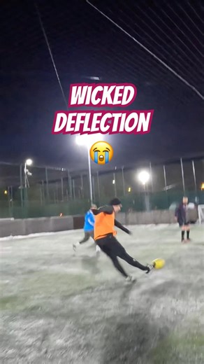 Wicked Deflection #footballshorts #soccer #soccerplayer