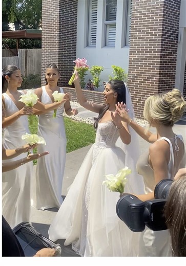 Traditional Lebanese Wedding Journey to the Church