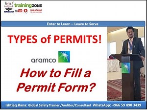 Saudi Aramco Types of Permits and How to Fill the Permit Form?