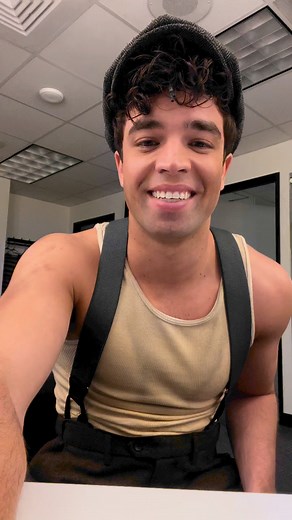 2.9K views · 34 reactions | Meet our Jack Kelly in NEWSIES!  Pierre Marais is here to tell you about his first experience seeing NEWSIES on Broadway. Our first performance of NEWSIES is tonight! Do you have your tickets yet? #newsies #tutshouston | Theatre Under The Stars | Facebook