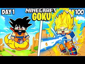 Becoming the MASTER GOKU in Minecraft!
