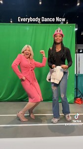 It’s time to get up and move, y’all! Today’s #trendingthursday is a collab with 8th graders across the coast at #p2p! Thanks Karen Sock for having us. #everybodydancenow #newsanchor #tvlife #greenscreen #newslady | Jaimee Dorris