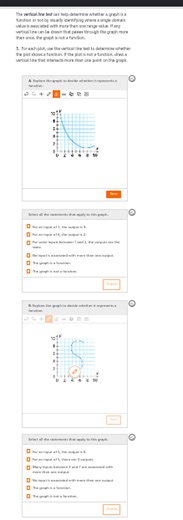 The vertical line test can help determine whether a graph is a ... | Filo
