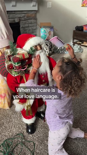 Getting Santa ready for the season.