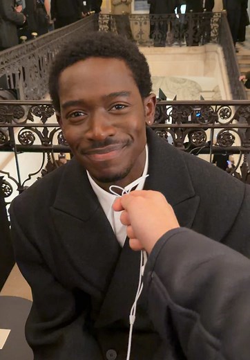 Damson Idris at Jacquemus Le Palmier Show in Paris