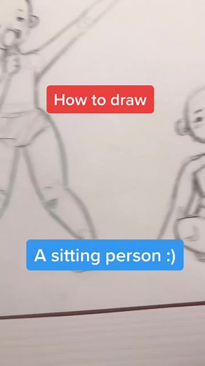 How to Draw a Sitting Character Tutorial