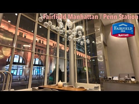 [4K] Hotel Tour | 🇺🇸 NEW YORK, Fairfield by Marriott Inn & Suites Manhattan/Penn Station 2026 review