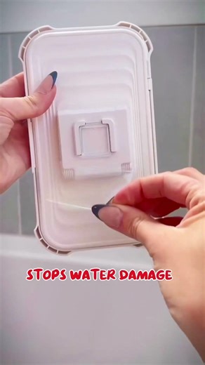 This Shower Phone Cover Changed My Showers Forever 😳🚿#amazonfinds #bathroomgadgets #homegadgets