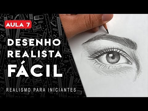 COMO DESENHAR UM OLHO PASSO A PASSO - Nível Iniciante