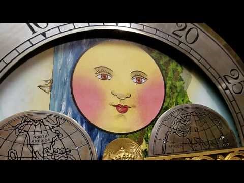 HERSCHEDE 9 TUBE GRANDFATHER CLOCK