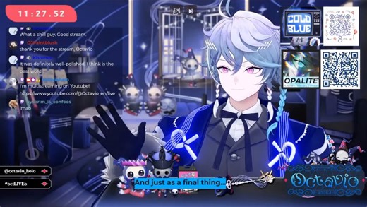 ♾: keep supporting your oshis. keep supporting holostars jp and en, whether that's via memberships, superchats, watching, replying to tweets and stuff, or literally praying right before you go to bed.all of that matters, right? no matter what happens. no matter what news comes out. no matter what blow you think is happening—what bad thing, what good thing is happening—don't take any of your oshis for granted. we're all just here, really, to entertain you and fulfill our dreams.so no matter what,