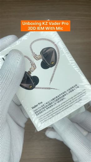13 reactions | Unboxing the KZ Vader Pro 3DD  Triple dynamic...