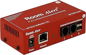 Room Alert 4E Temperature & Environment Monitor – Supports 4 External sensors, 24/7 Online & Software alerting and Reporting, Made in The USA