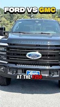 Ford vs GMC HD comparison