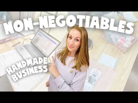 6 Systems That Keep My Small Business Running | Handmade Business Tips