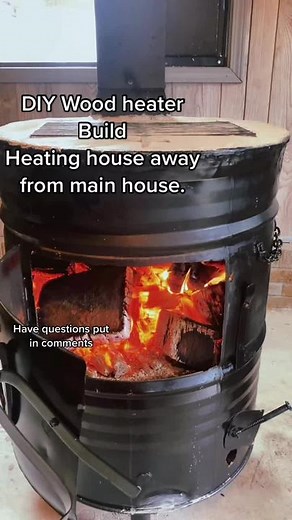 DIY Wood Heater for Home Heating | Winter Hack