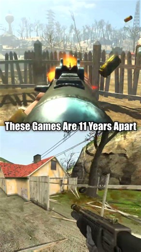 These Games Are 11 Years Apart - Half-Life 2 (2004) VS Fallout 4 (2015)
