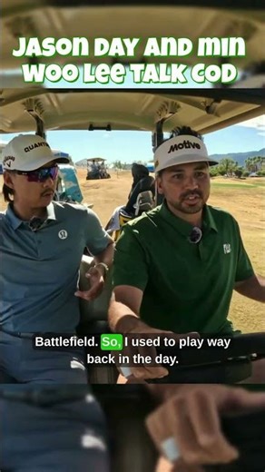 Min Woo Lee & Jason Day Talk COD vs Battlefield 😭🎮⛳