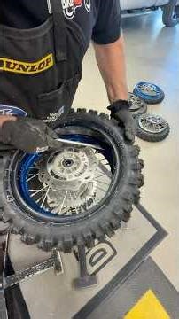 12” tire install #dirtbike #motocross #mx #ktm