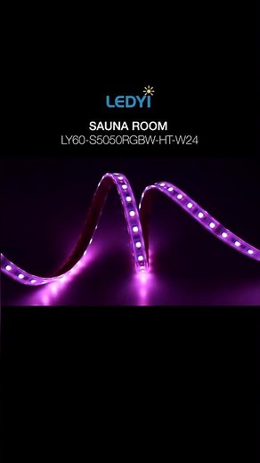 RGB LED Strip for Sauna – Heat & Humidity Resistant Lighting | LEDYi