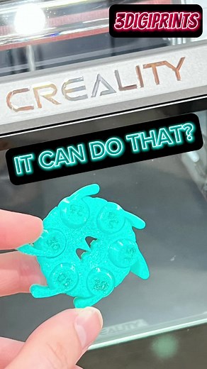 The makers coin tolerance test | creality K1 3Dprinter The printer actually handled this very well out of box with no changes to settings or calibration! This was the first print I have done on k1. This printer is super speedy and has many features to offfer. It even is faster than the Bambu labs p1p. File: makers coin Filament: @protopasta Printer: Creality K1 #k1 #creality #3dprinter #3dprinting #filament #maker #3digiprints #fusion360 #tech #gadgets