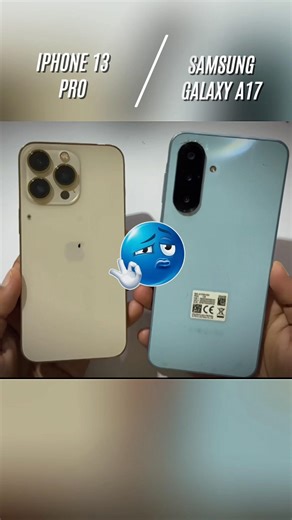 iPhone 13 PRO vs SAMSUNG GALAXY A17 - Insane Speed Test!! #shorts