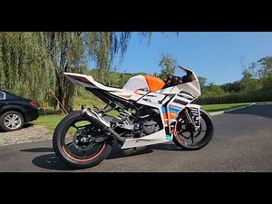 2022 RC390 Track Bike Modifications