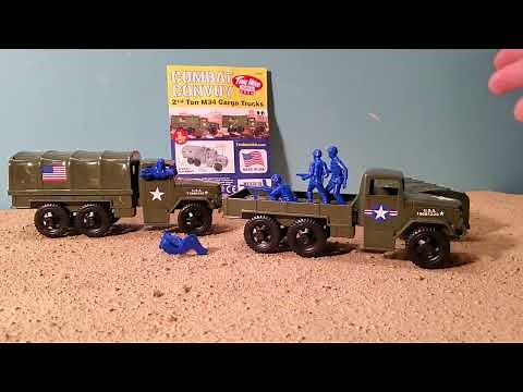 Tim Mee 2 Ton Cargo Truck Army Toy Review!