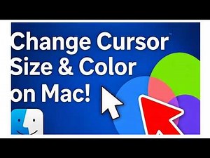 How to Make Your Mac Cursor Bigger and Change Its Color (Easy Mac Accessibility Settings)