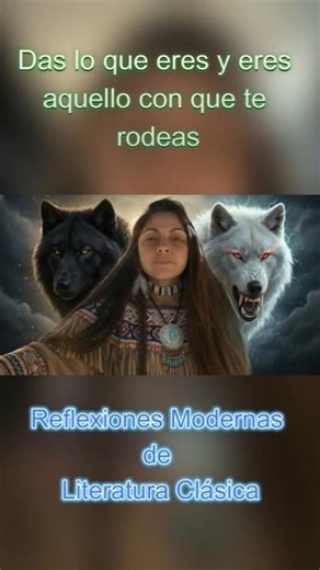 There are two wolves inside you... which one do you feed? 🕯️ #LiteraryReflections