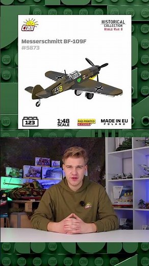 Messerschmitt Bf-109F🍀 COBI-5873 #⃣ #cobi #cobibricks #newsletter #ww2