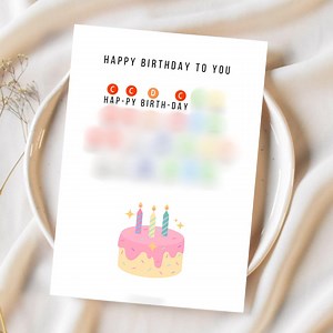 Happy Birthday Handbell Sheet Music: Easy Play Printable (PDF) - Etsy Canada